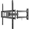 Goobay Supporto a parete Fullmotion per schermi da 37-70 pollici - Inclinabile ± 90° - Orientabile - Standard VESA 600x400 - Portata massima 35 kg - Gestione dei cavi - Modello FULLMOTION L di base