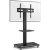 Rfiver Oprolbaar - TV - Standard - Supporto TV standard - Supporto a pavimento - Carrello TV con ruote per televisori da 26-65 pollici - TV