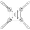 oCreon 4 adattatori VESA, colore bianco, per un'estensione di 10 cm (VESA 100) per supporti monitor. Modello: AD6W