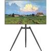 Rfiver Support per TV - Base per schermi LED, LCD e OLED da 32-65 pollici - Supporto girevole e regolabile in altezza - Base da pavimento - Compatibile con standard VESA fino a 400x400 mm