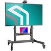 ONKRON Supporto TV mobile su ruote per schermi da 50-100 pollici - Base mobile per televisore, portata massima 120 kg - Supporto a pavimento mobile per TV, compatibile con standard VESA fino a 1000x600