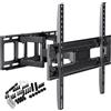 oCreon Supporto a muro per TV - Braccio girevole per TV da 32-65 pollici, compatibile con LED, LCD, Plasma, TV e schermi piatti e curvi, con capacità di carico fino a 40 kg - Standard VESA massimo 400x400 mm