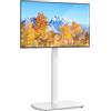 Rfiver Supporto TV a pavimento, design angolare, sottile, compatibile con standard VESA fino a 400x400 mm