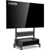 FITUEYES Oprolbaar - Supporto televisivo con ruote - Base per pavimento - Per televisori - Carrello mobile per televisori da 40-85 pollici - Regolabile in altezza - Alto - Massimo 60 kg