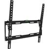Atlantis Supporto a muro inclinabile per TV - Adatto per televisori da 32 a 60 pollici - Capacità massima: 35 kg - Standard VESA massimo: 400 x 400 - Inclinazione verticale da 0° a -8°