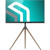 ONKRON Supporto per TV - Modello 81-3 - Altezza 165 cm - Capacità massima 35 kg - Standard VESA massimo 400 x 400