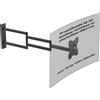 Axis Supporto a "L" - 5 cm. TV - Braccio girevole estendibile - Inclinazione - Rotazione - Per schermi da 27-50 pollici, peso massimo 25 kg - Standard VESA 200