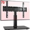 oCreon Supporto TV standard per schermi da 32-75 pollici - Orientabile, inclinabile e regolabile in altezza - Massima compatibilità VESA 600x400mm, capacità massima 45 kg