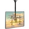oCreon Supporto a soffitto per televisore, adatto per schermi da 43 a 86 pollici, capacità di carico fino a 60 kg, standard VESA 600x400, orientabile