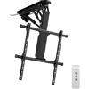 VEVOR Supporto a soffitto per televisori - Staffa per TV - Adatto per televisori da 813 a 1651 mm - Staffa per televisore - Pieghevole - Regolabile, compatibile con standard VESA fino a 60 x 60 cm