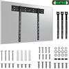 Maclean Supporto a parete ultrapiatto MC-123 per televisori da 40-85 pollici - Design a soli 9 mm - Acciaio, capacità di carico 80 kg - Standard VESA fino a 600x400 - Installazione semplice - Design moderno