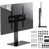 oCreon Supporto universale per TV - Marca Maclean - Per televisori - Mobile TV - Standard - Capacità massima: 40 kg - Standard VESA massimo: 400x400 - Regolazione in altezza e angolazione - Per televisori da 32 a 65 pollici - Modello MC