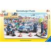 Ravensburger Puzzle per bambini Ravensburger - 06037 Police intervention - puzzle a telaio per bambini dai 3 anni in su, con 15 pezzi