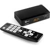 TELE System Decoder Digitale Terrestre FACILE - Tuner DVB-T2 HEVC a 10 bit, Lettore Multimediale USB, Facile Collegamento HDMI e SCART - Autoscan e LCN per Ordinare Canali in Modo Autonomo