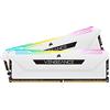 CORSAIR VENGEANCE RGB PRO SL 16GB (2x8GB) DDR4 3200 (PC4-25600) C16 1.35V Desktop Memory - Bianco