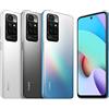 Xiaomi Redmi 10 Smartphone,4GB RAM+64GB ROM, DotDisplay FHD+ da 6,5 pollici, MediaTek Helio G88 Octa-Core, fotocamera quad AI da 50 MP e fotocamera frontale da 8 MP (4GB+64GB,Grigio)