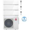 Mitsubishi Climatizzatore Condizionatore Mitsubishi Kirigamine Zen Wifi Bianco Trial Split Inverter 9000 + 9000 + 15000 BTU con U.E. MXZ-3F54VF classe A+++ /A++ NOVITÁ