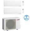 Mitsubishi Climatizzatore Condizionatore Mitsubishi MSZ-AY Wifi R32 Dual Split Inverter 9000 + 15000 BTU con U.E. MXZ-2F53VF Classe A+++/A++