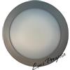Fumagalli Applique - Plafoniera Bertina grigia in resina e policarbonato da esterno IP66 a LED 1XGX53/15