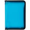 GielleService Cartella Portadocumenti con zip in plastica MKtape Dimensioni foglio Colore BLU