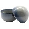 Atlantis-coppetta uovo con coperchio cm.12,5 h.14 in gres porcellanato - coppette e finger food