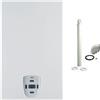 Baxi - Scaldabagno scaldino a gas Baxi Acquaprojet 14 Fi +NH Blue a camera stagna Low Nox ErP metano