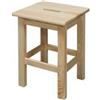 Fraschetti Sgabello In Abete Massello Alberiamo 30x30x44h