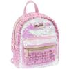 Nice Girabrilla Tweed Zainetto Backpack Rosa Taglia Unica 19146 di Nice