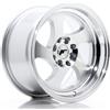Jr Wheels Un cerchio JR Wheels JR15 15x8 ET20 4x100/108 Argento lavorato Face