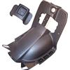 one by Camamoto cod 77366098 plastica paragambe contro scudo colore nero compatibile con gilera stalker anno dal 1997 al 2012 (rif. orig. Gilera 574207000C)