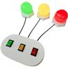 Generic Giocattolo Sensoriale con Interruttore della Luce, Giocattolo Sensoriale da Gioco per Interni, Accessorio Vivace con Luci a 3 Colori, Come Regalo di C, Stile B