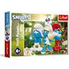 Trefl - I puffi, la foresta incantata - Puzzle di 60 pezzi - Puzzle colorato con personaggi del film, intrattenimento creativo, divertimento per bambini dai 4 anni