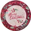 Tognana Merry Christmas, sottopiatto 33 cm, polipropilene, rosso