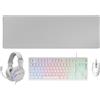 Mars Gaming Tastiera e Mouse Mars Gaming MCPRGB3WES Qwerty in Spagnolo Bianco
