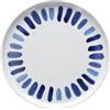 Tognana Az Panarea, piatto edge 27 cm, porcellana, bianco-blu, Made in Italy
