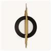 Wallity Hanah Home Elegante accessorio decorativo da parete in metallo, oro e nero, 49 x 98 cm, 100% acciaio, spessore 1,2 mm, elegante accessorio per arredamento moderno della casa