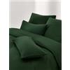 Westwing Collection Copripiumino in flanella Biba - Verde