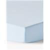 Westwing Collection Lenzuolo con angoli topper in flanella Biba - Blu