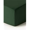 Westwing Collection Lenzuolo con angoli boxspring in flanella Biba - Verde