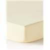 Westwing Collection Lenzuolo con angoli topper in flanella Biba - Giallo