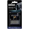 Braun Testina Di Ricambio 30B Nero Compatibile Con Rasoi Series 3