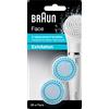Braun spazzola esfoliante Face 80e (accessorio per la pulizia del viso) confezione da 2 pezzi