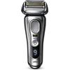 Braun rasoio 9477CC Tempo di funzionamento (max.) 50 min, Wet & Dry, argento
