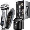 Braun Series 9 Pro 9477cc Rasoio elettrico 4in1 da uomo Wet&Dry, Argento