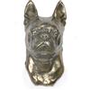 Art-Dog Barboncino Bostoniano - Statuetta di un cane, busto da appendere, decorazione unica per gli amanti dei cani, prodotta dal marchio Art-Dog