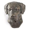 Art-Dog Labrador Retriever: Statuetta di un cane, busto da appendere, un'originale decorazione per gli amanti dei cani, prodotta dal marchio Art-Dog