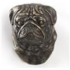 Art-Dog Mops - Busto appeso a forma di cane carlino, un'originale decorazione per gli amanti dei cani, firmata Art-Dog