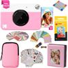 Kodak Kit regalo fotocamera istantanea Kodak Printomatic a colori, completo di custodia morbida e 2 confezioni di carta Zink 2x3