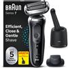 Braun Series 7 71-N7200cc + free cc rasoio elettrico per uomo con stazione di pulizia gratuita