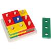 OLFed Puzzle educativo in legno per bambini - Selezionatore di forme 11 x 11 x 5 cm dai 2 anni in su